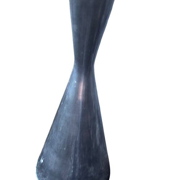 Vintage Mid-Century Modern Pewter Tapered Candle Holders Set Of 2 - Picture 2 of 5